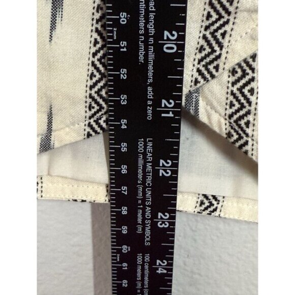 NWT J.‎ Crew Cotton Wrap Knee Length Pencil Skirt Cream & Black Women's Size 4 - Picture 9 of 10